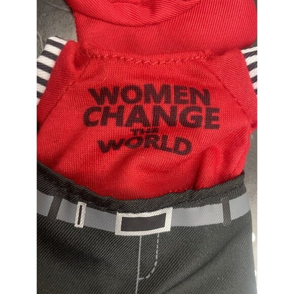 Disney Parks nuiMOs "Women Change the World" Red T-Shirt/Red Hat/Black Pants - Picture 5 of 8